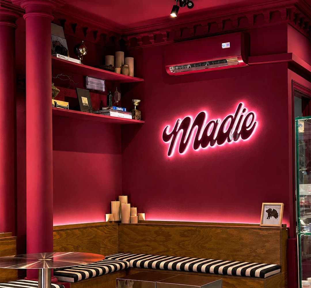 Madie brand apparel and identity